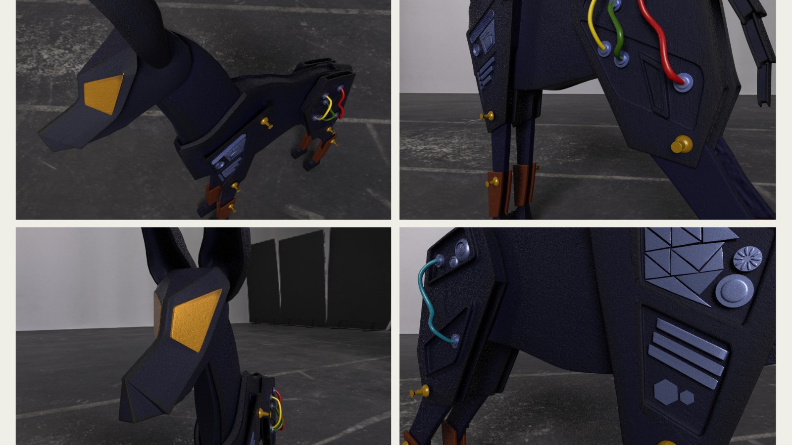Origami Doberman 4