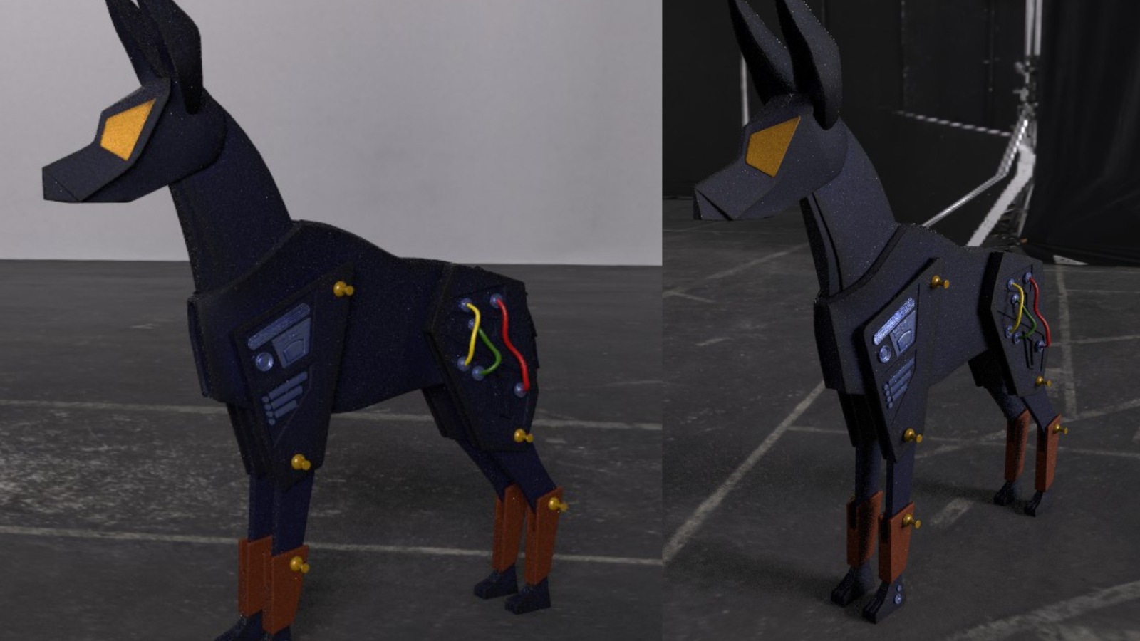 Origami Safety Doberman Main