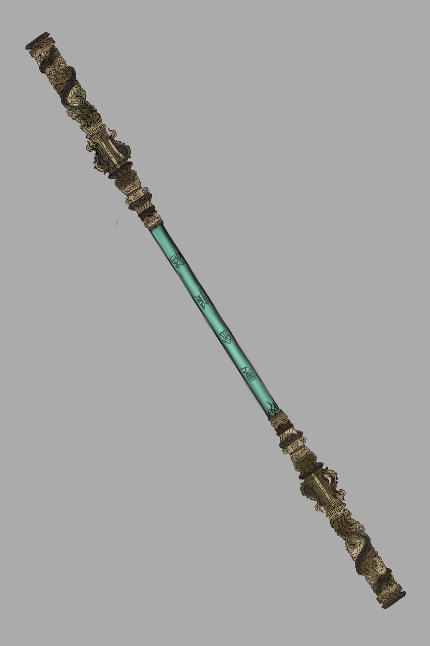 Staff of Jia: An earthen staff that shatters and shifts the ground with each strike.